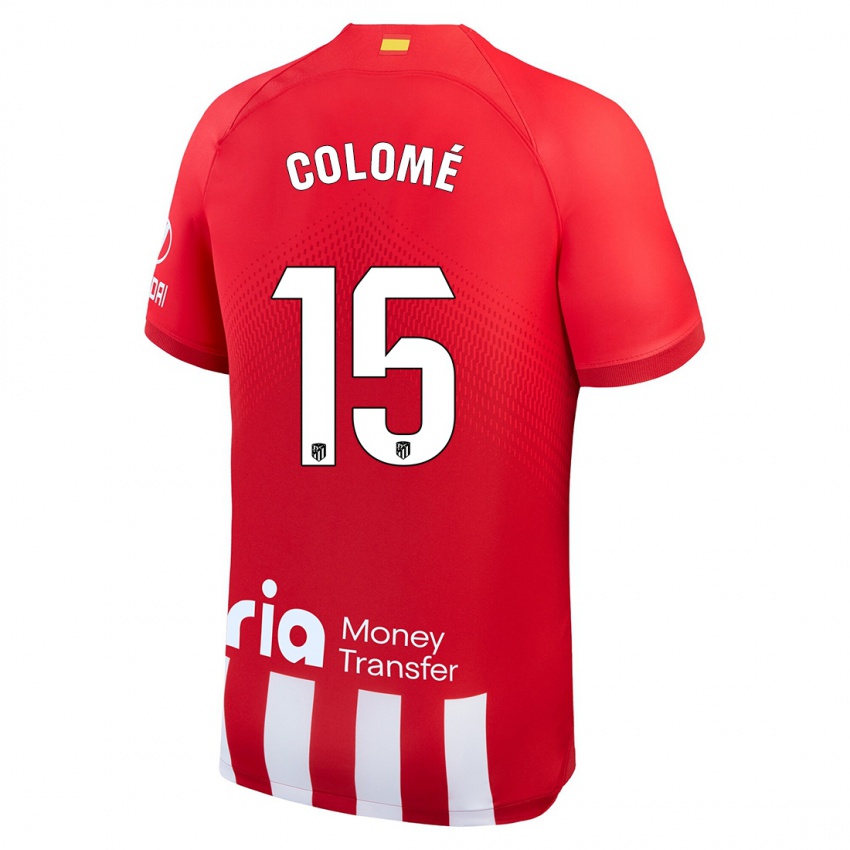 Kinder Jan Colomé #15 Rot-Weiss Heimtrikot Trikot 2023/24 T-Shirt Österreich