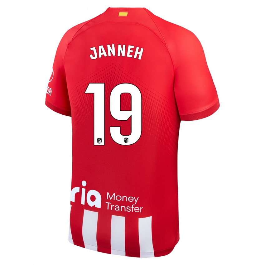 Kinder Omar Janneh #19 Rot-Weiss Heimtrikot Trikot 2023/24 T-Shirt Österreich