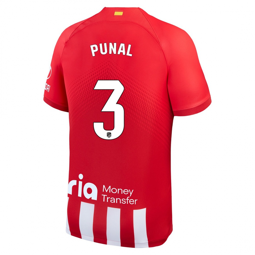 Kinder Aitor Punal #3 Rot-Weiss Heimtrikot Trikot 2023/24 T-Shirt Österreich