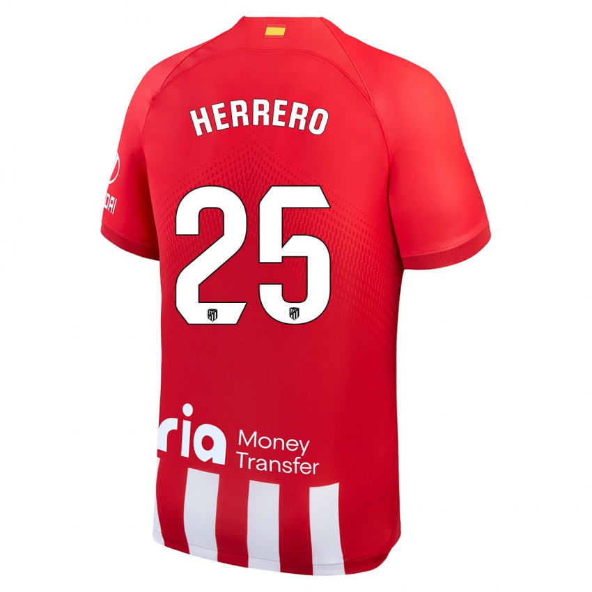 Kinder Alex Herrero #25 Rot-Weiss Heimtrikot Trikot 2023/24 T-Shirt Österreich