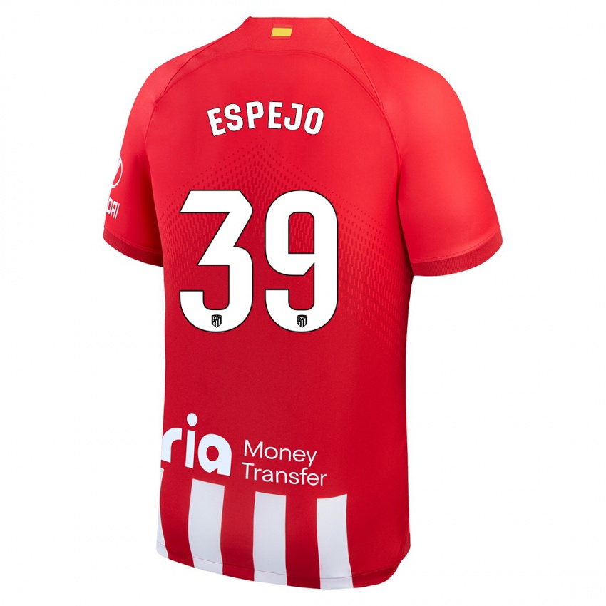 Kinder Diego Espejo #39 Rot-Weiss Heimtrikot Trikot 2023/24 T-Shirt Österreich