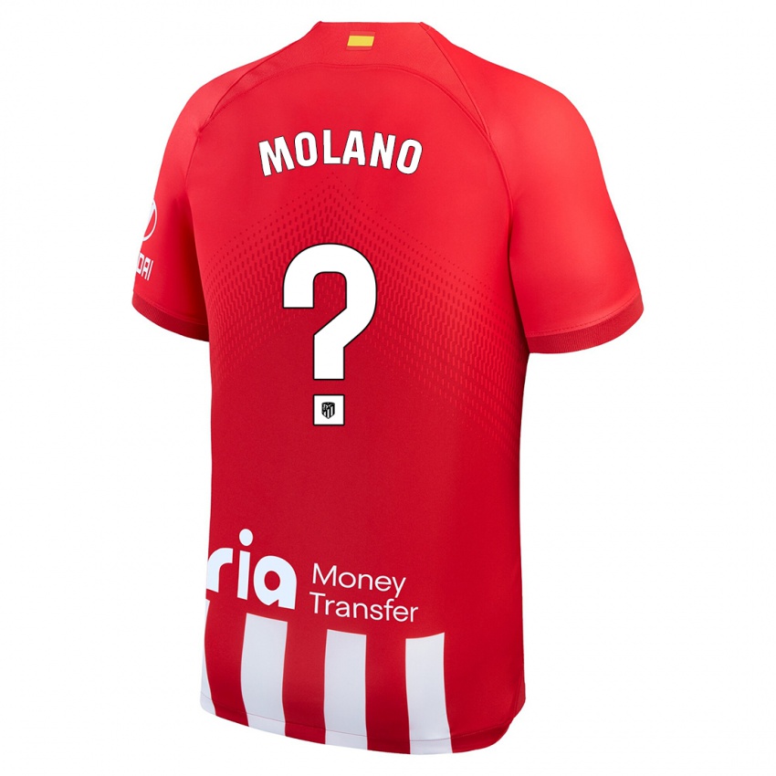 Kinder Sergio Molano #0 Rot-Weiss Heimtrikot Trikot 2023/24 T-Shirt Österreich