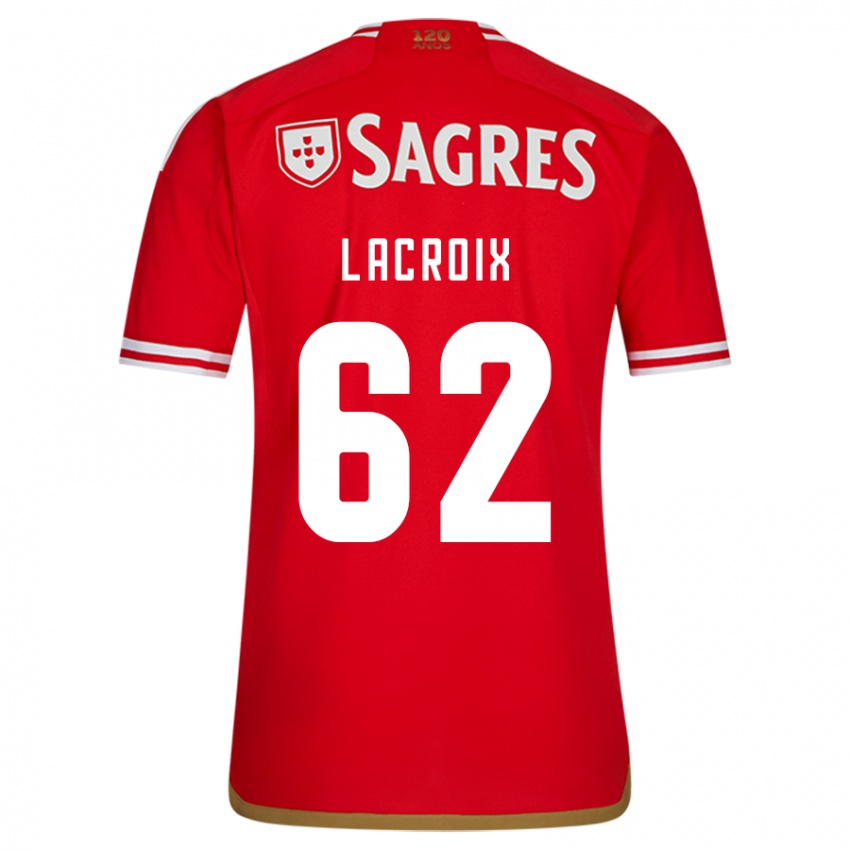 Kinder Lenny Lacroix #62 Rot Heimtrikot Trikot 2023/24 T-Shirt Österreich