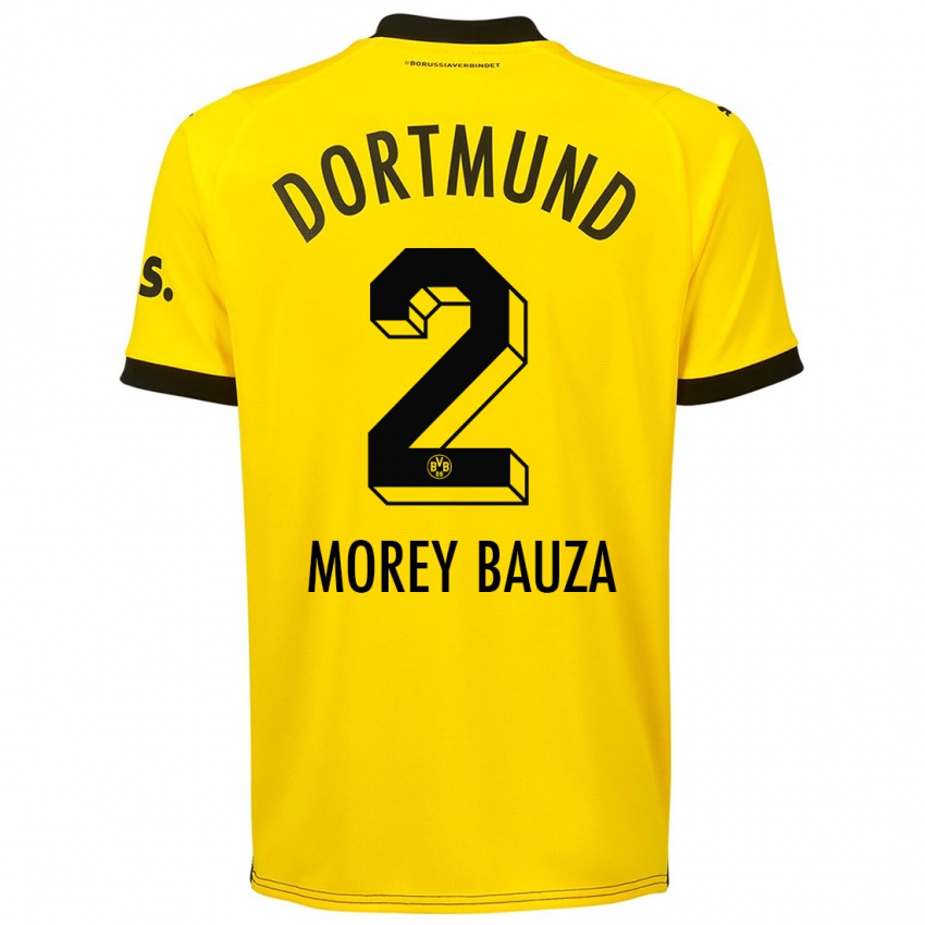 Kinder Mateu Morey Bauza #2 Gelb Heimtrikot Trikot 2023/24 T-Shirt Österreich