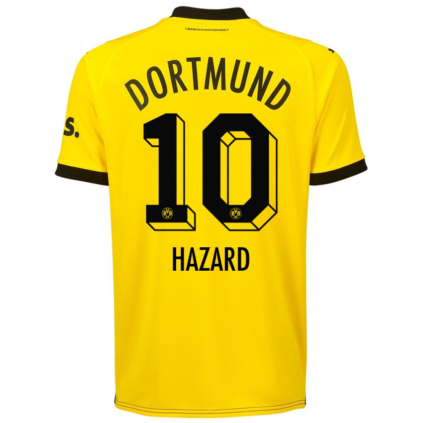 Kinder Thorgan Hazard #10 Gelb Heimtrikot Trikot 2023/24 T-Shirt Österreich