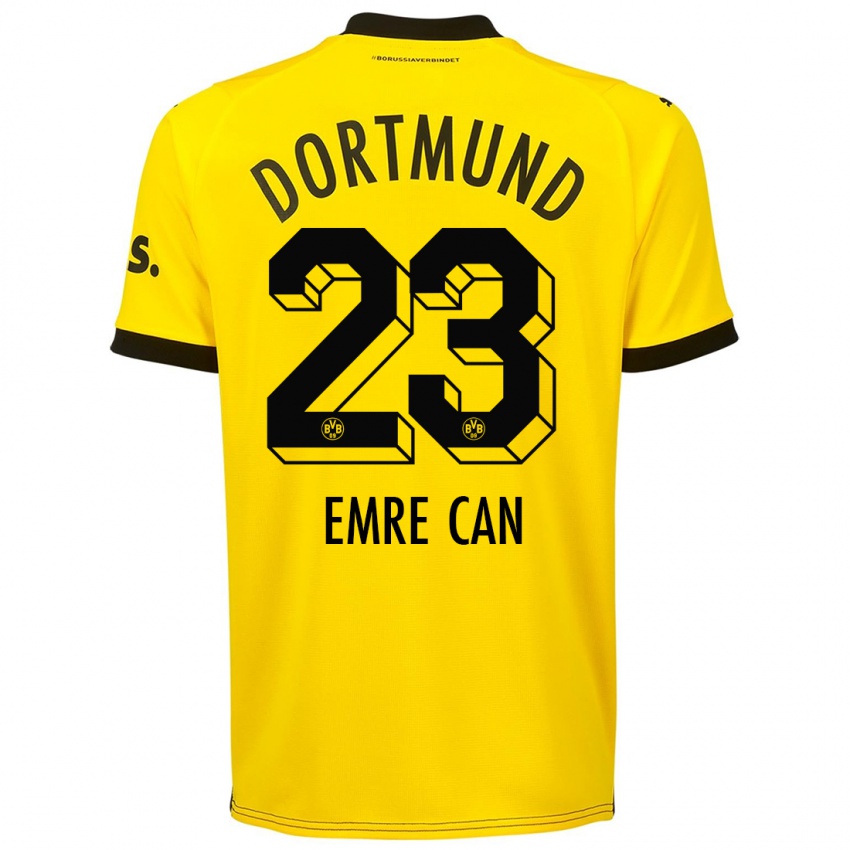 Kinder Emre Can #23 Gelb Heimtrikot Trikot 2023/24 T-Shirt Österreich