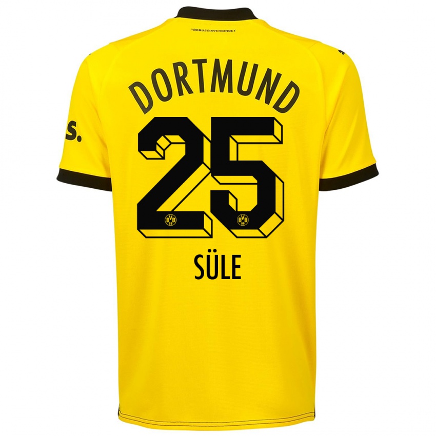 Kinder Niklas Süle #25 Gelb Heimtrikot Trikot 2023/24 T-Shirt Österreich