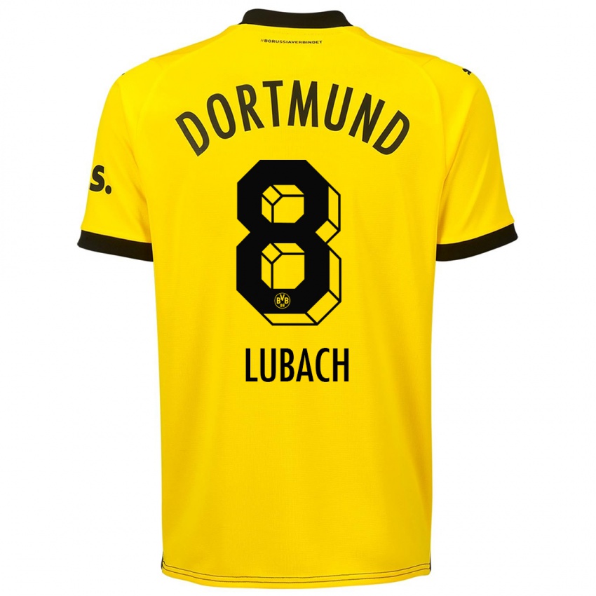 Kinder Rafael Lubach #8 Gelb Heimtrikot Trikot 2023/24 T-Shirt Österreich