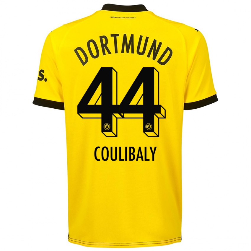 Kinder Soumaila Coulibaly #44 Gelb Heimtrikot Trikot 2023/24 T-Shirt Österreich