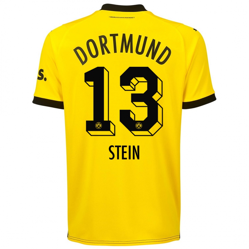 Kinder Daniel Stein #13 Gelb Heimtrikot Trikot 2023/24 T-Shirt Österreich