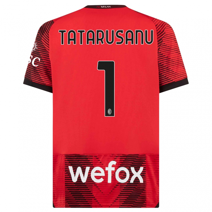 Kinder Ciprian Tatarusanu #1 Rot Schwarz Heimtrikot Trikot 2023/24 T-Shirt Österreich