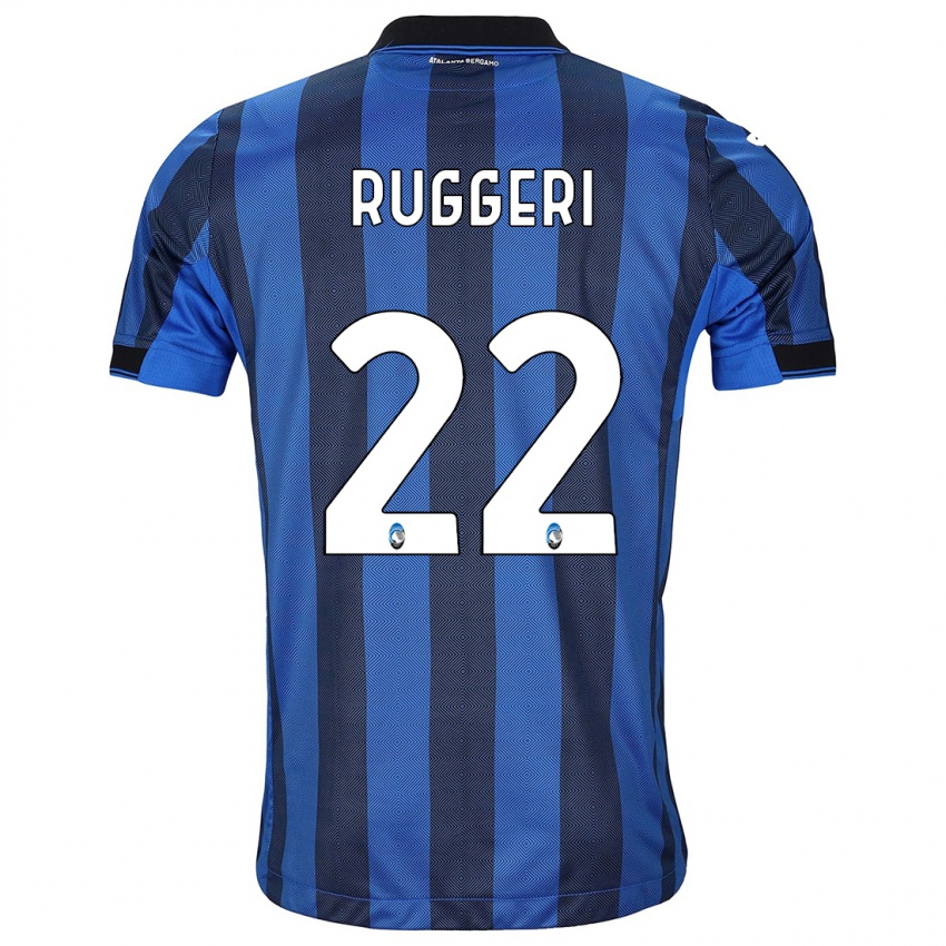 Kinder Matteo Ruggeri #22 Schwarz Blau Heimtrikot Trikot 2023/24 T-Shirt Österreich