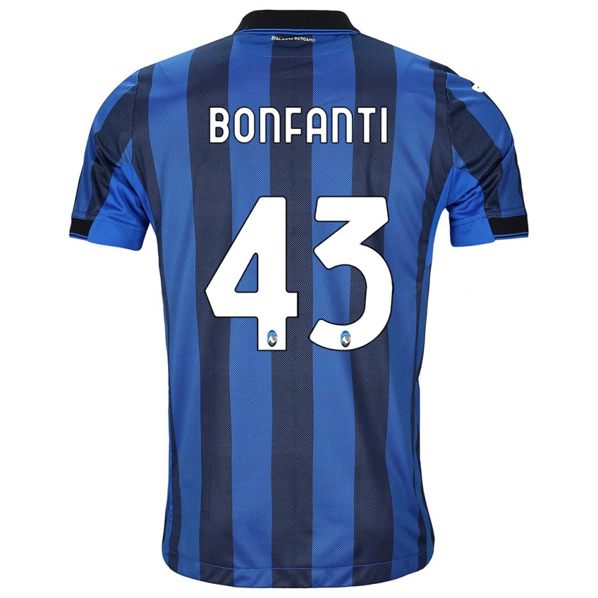 Kinder Giovanni Bonfanti #43 Schwarz Blau Heimtrikot Trikot 2023/24 T-Shirt Österreich