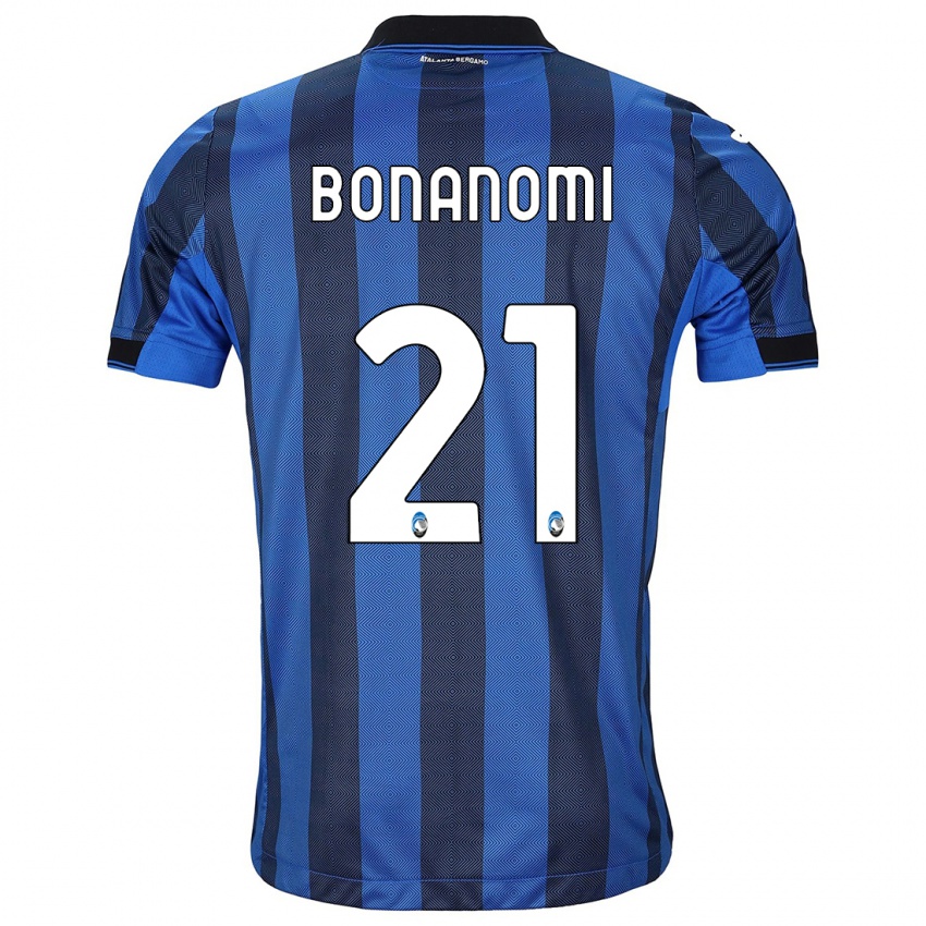 Kinder Andrea Bonanomi #21 Schwarz Blau Heimtrikot Trikot 2023/24 T-Shirt Österreich