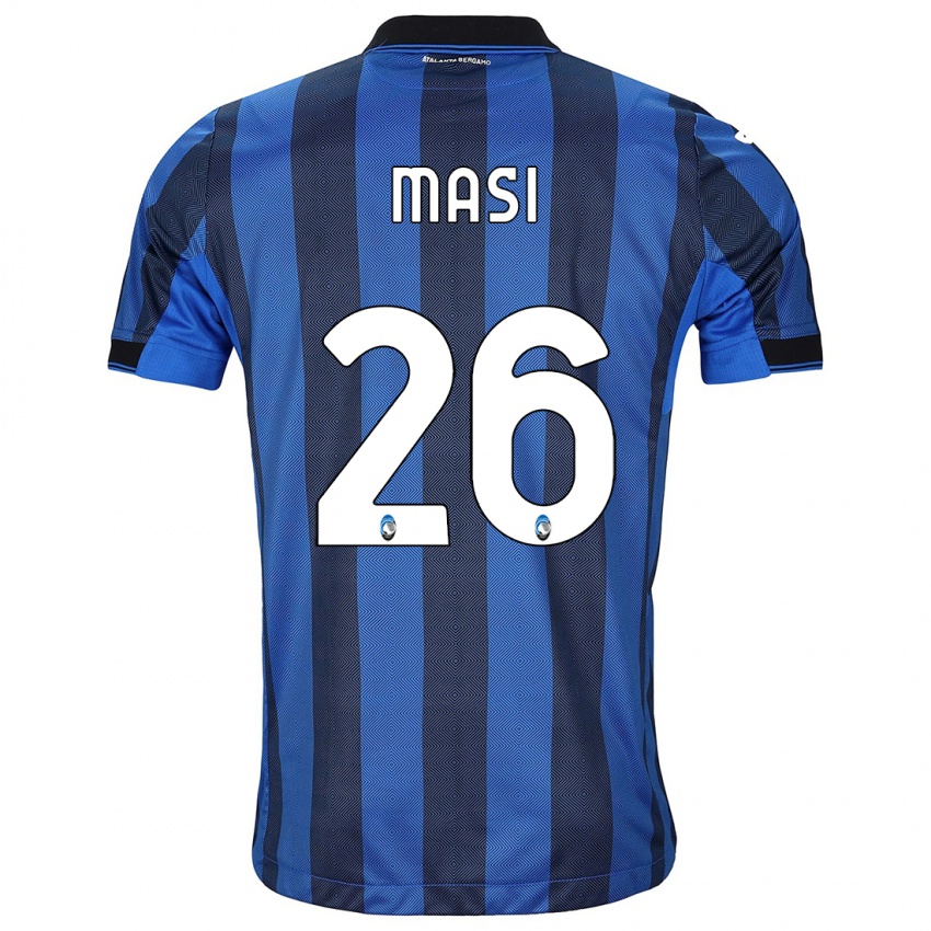 Kinder Alberto Masi #26 Schwarz Blau Heimtrikot Trikot 2023/24 T-Shirt Österreich