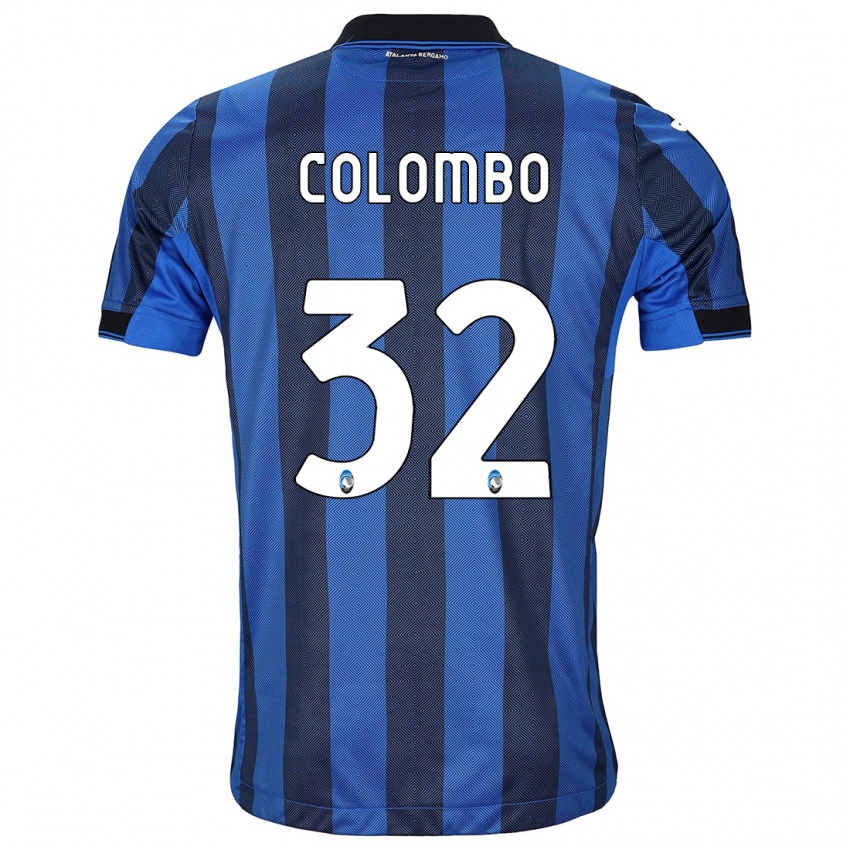 Kinder Matteo Colombo #32 Schwarz Blau Heimtrikot Trikot 2023/24 T-Shirt Österreich