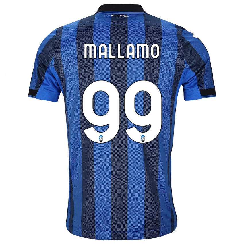 Kinder Alessandro Mallamo #99 Schwarz Blau Heimtrikot Trikot 2023/24 T-Shirt Österreich