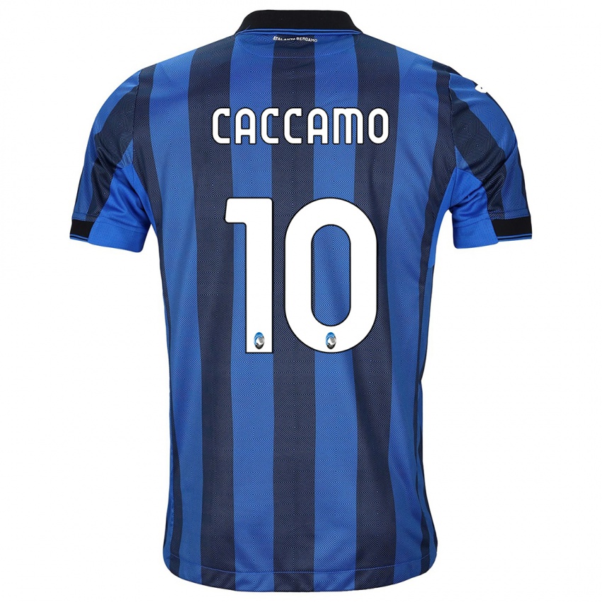 Kinder Patrizia Caccamo #10 Schwarz Blau Heimtrikot Trikot 2023/24 T-Shirt Österreich