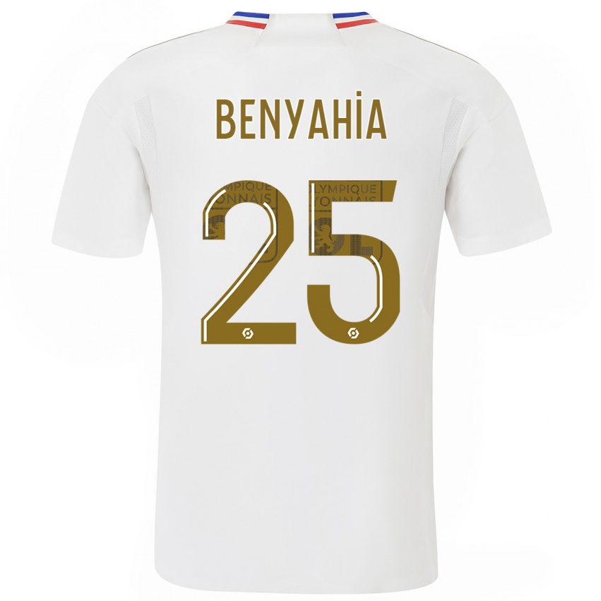 Kinder Ines Benyahia #25 Weiß Heimtrikot Trikot 2023/24 T-Shirt Österreich