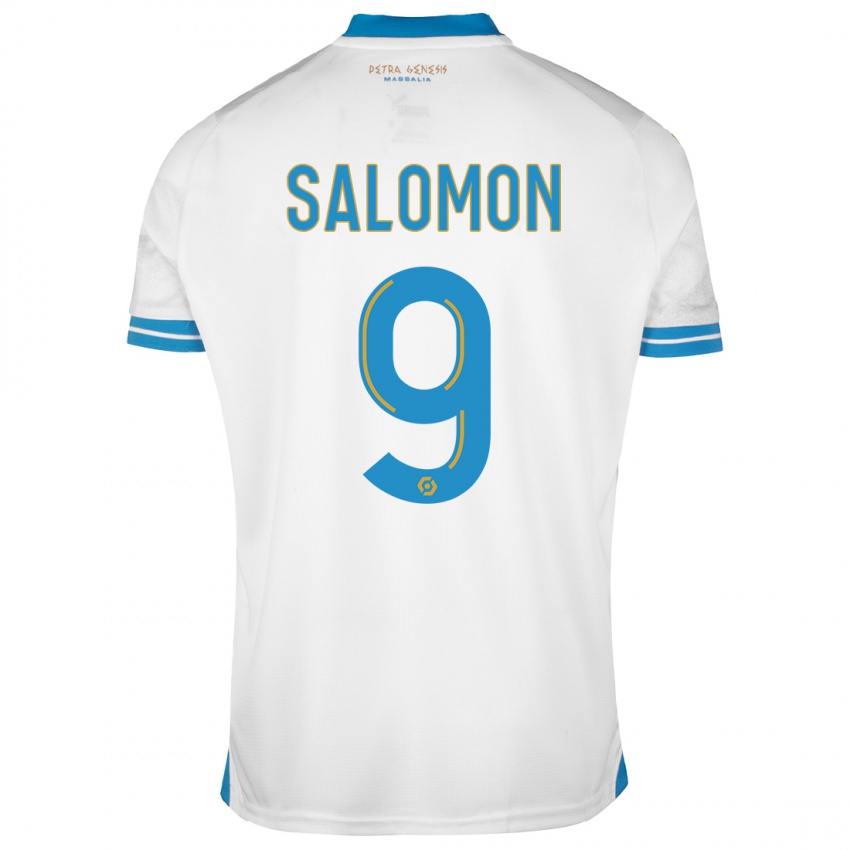 Kinder Maeva Salomon #9 Weiß Heimtrikot Trikot 2023/24 T-Shirt Österreich