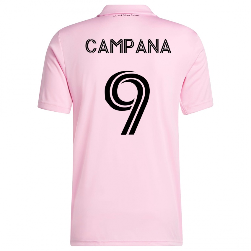 Kinder Leonardo Campana #9 Rosa Heimtrikot Trikot 2023/24 T-Shirt Österreich