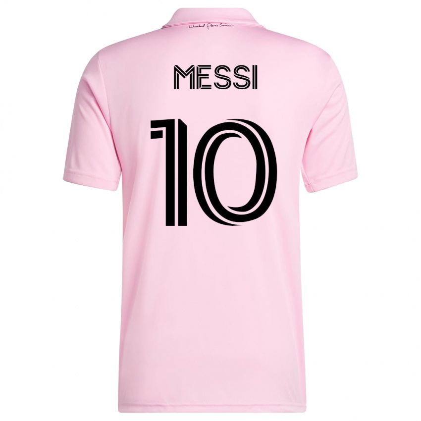 Kinder Lionel Messi #10 Rosa Heimtrikot Trikot 2023/24 T-Shirt Österreich