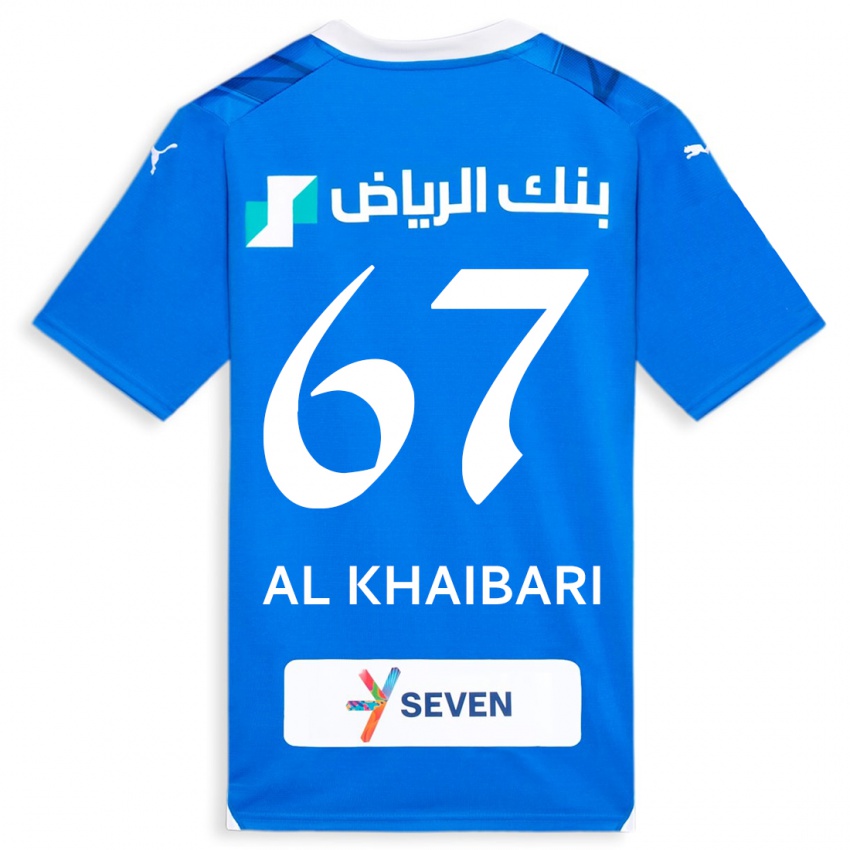 Kinder Mohammed Al-Khaibari #67 Blau Heimtrikot Trikot 2023/24 T-Shirt Österreich