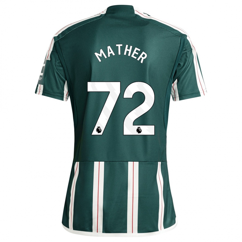 Kinder Sam Mather #72 Dunkelgrün Auswärtstrikot Trikot 2023/24 T-Shirt Österreich