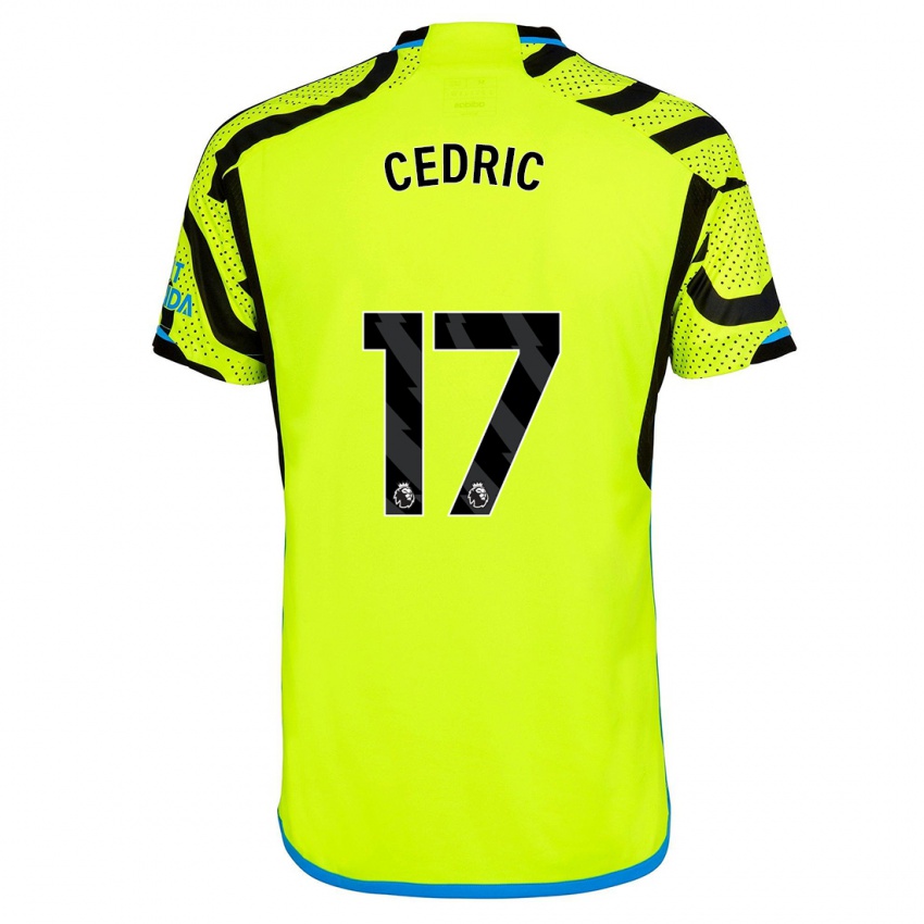 Kinder Cedric Soares #17 Gelb Auswärtstrikot Trikot 2023/24 T-Shirt Österreich