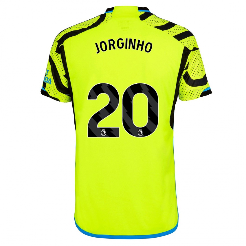 Kinder Jorginho #20 Gelb Auswärtstrikot Trikot 2023/24 T-Shirt Österreich