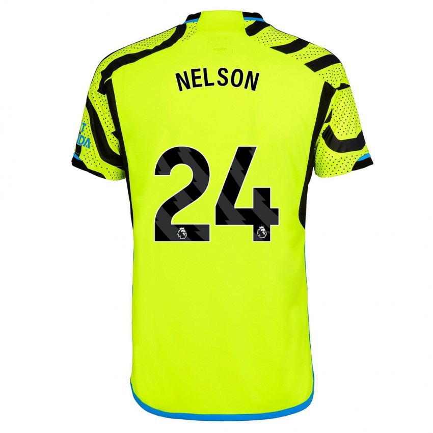 Kinder Reiss Nelson #24 Gelb Auswärtstrikot Trikot 2023/24 T-Shirt Österreich