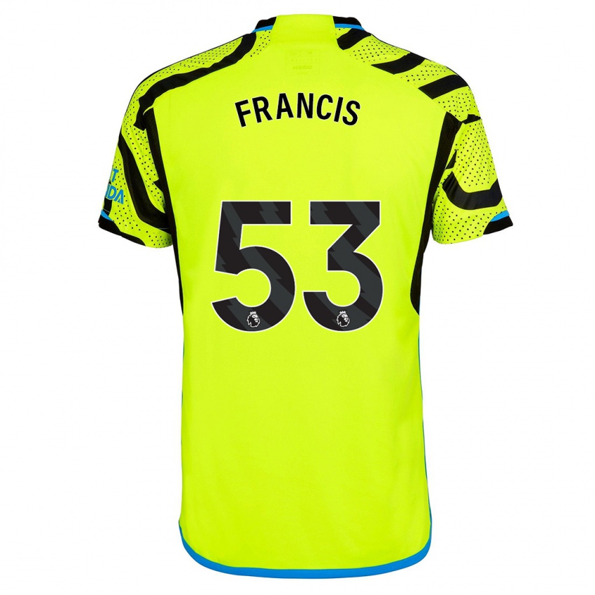 Kinder Jack Henry Francis #53 Gelb Auswärtstrikot Trikot 2023/24 T-Shirt Österreich