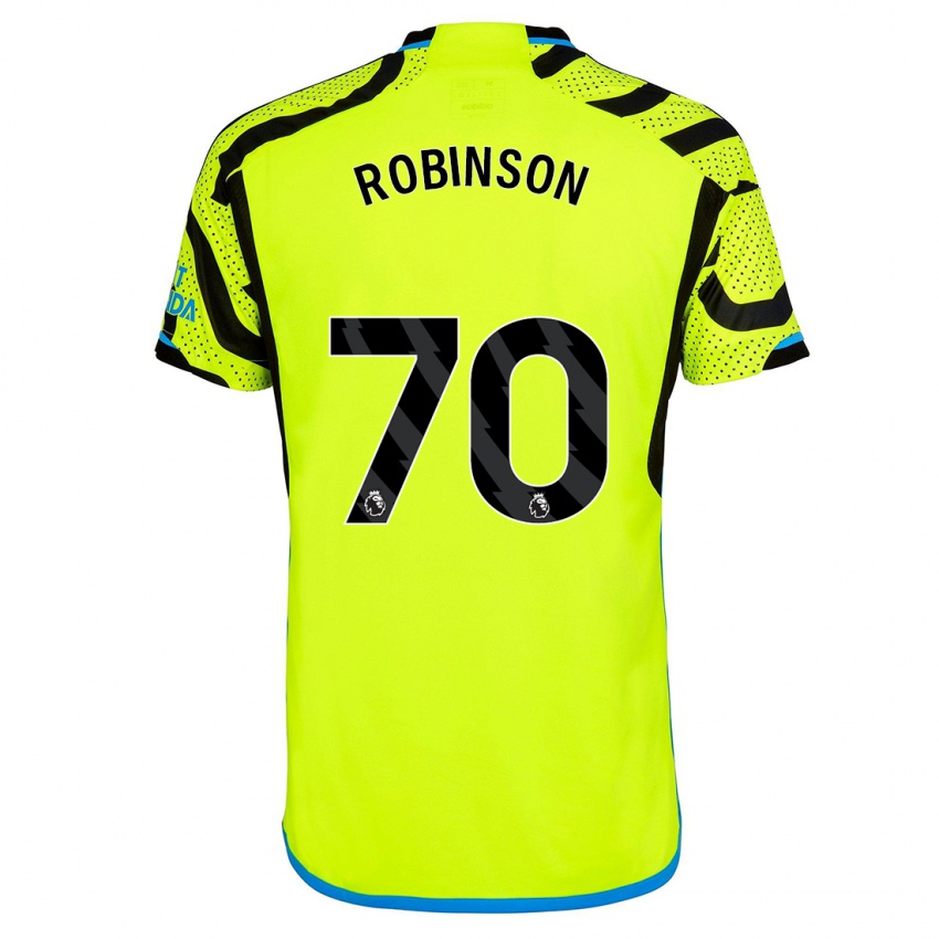 Kinder Josh Robinson #70 Gelb Auswärtstrikot Trikot 2023/24 T-Shirt Österreich