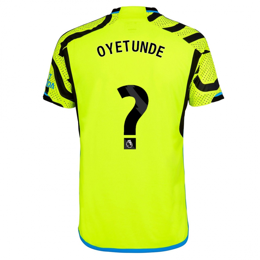 Kinder Daniel Oyetunde #0 Gelb Auswärtstrikot Trikot 2023/24 T-Shirt Österreich