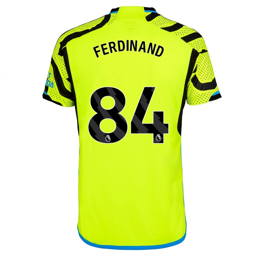 Kinder Seb Ferdinand #84 Gelb Auswärtstrikot Trikot 2023/24 T-Shirt Österreich