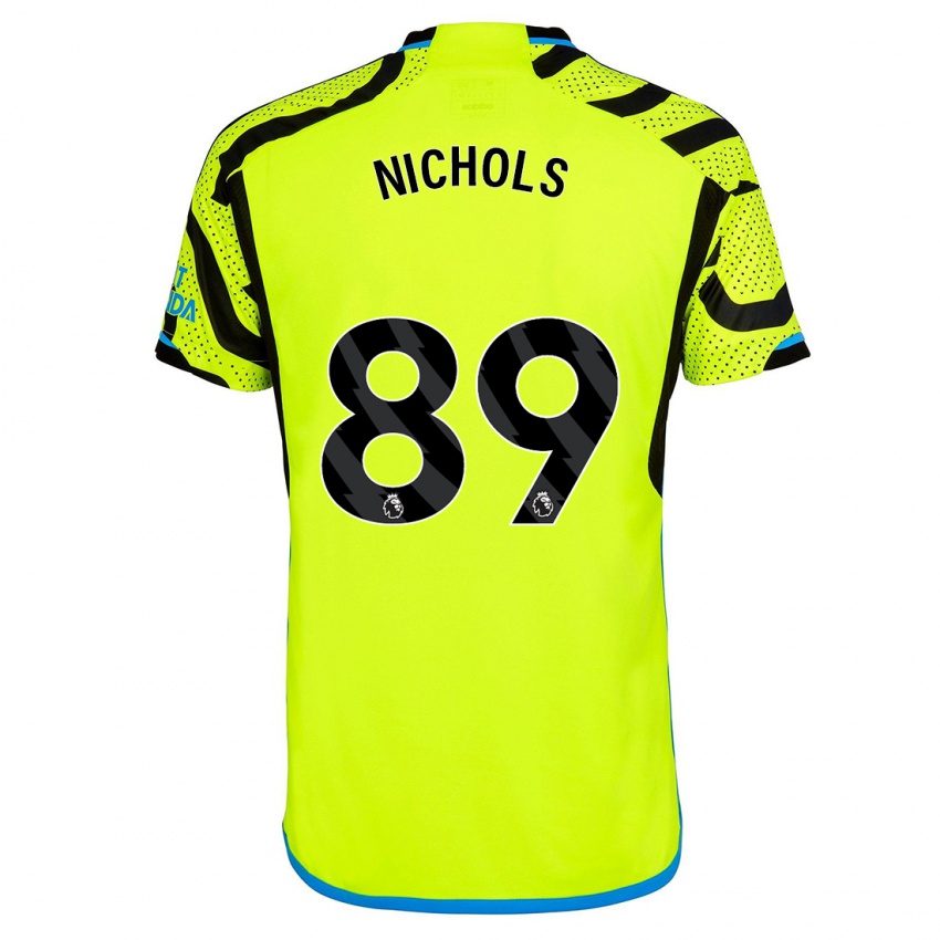 Kinder Josh Nichols #89 Gelb Auswärtstrikot Trikot 2023/24 T-Shirt Österreich