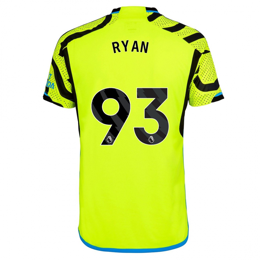 Kinder Kamarni Ryan #93 Gelb Auswärtstrikot Trikot 2023/24 T-Shirt Österreich