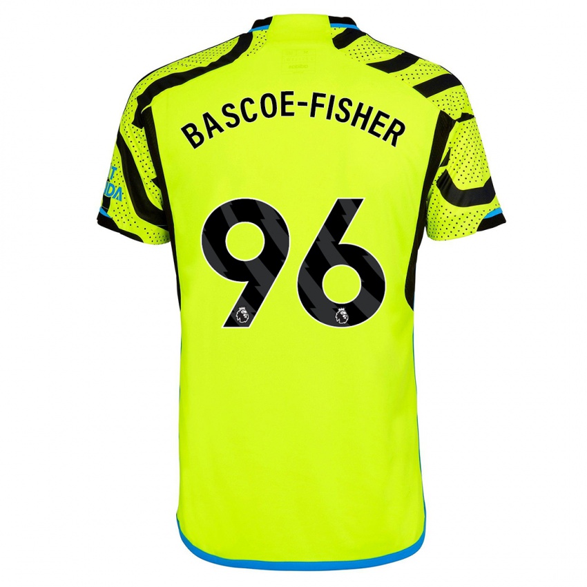 Kinder Jakai Bascoe-Fisher #96 Gelb Auswärtstrikot Trikot 2023/24 T-Shirt Österreich