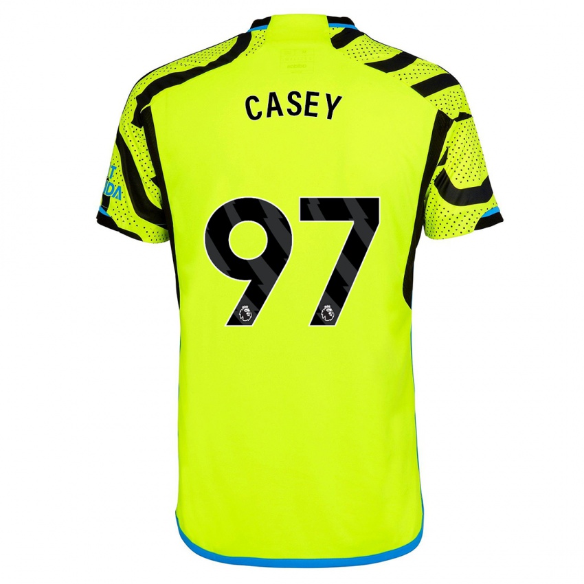 Kinder Dan Casey #97 Gelb Auswärtstrikot Trikot 2023/24 T-Shirt Österreich