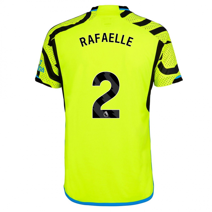 Kinder Rafaelle Souza #2 Gelb Auswärtstrikot Trikot 2023/24 T-Shirt Österreich