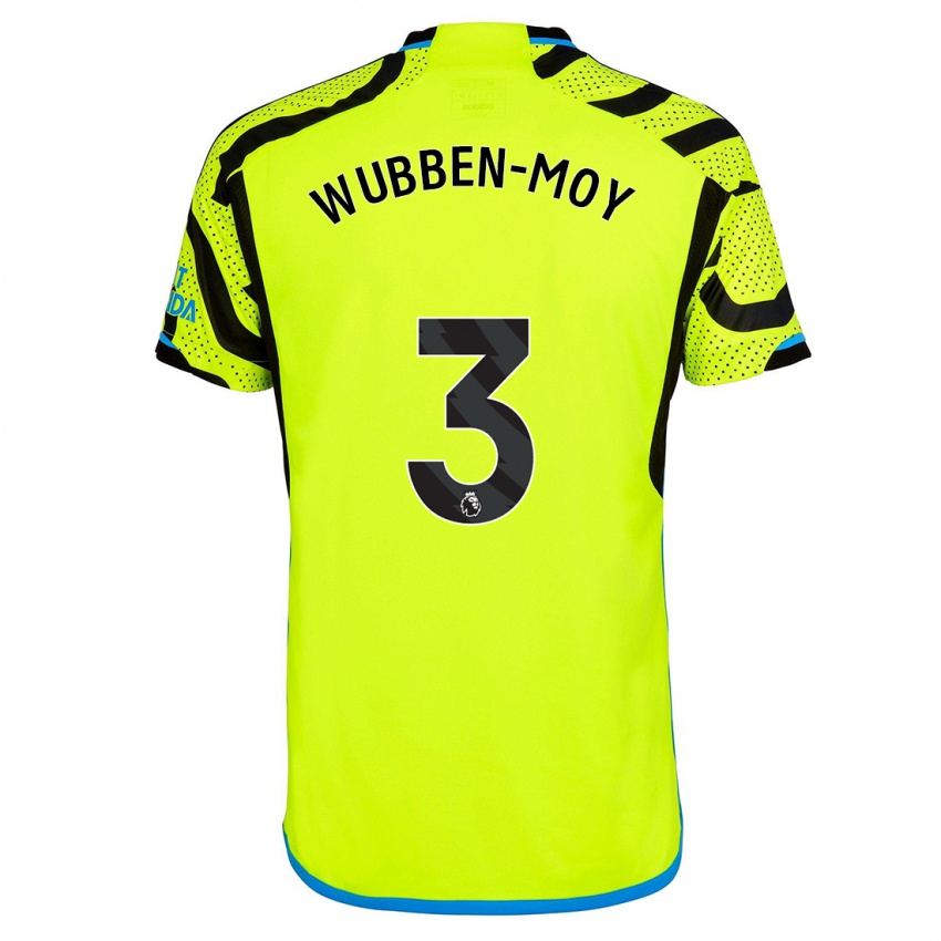 Kinder Lotte Wubben-Moy #3 Gelb Auswärtstrikot Trikot 2023/24 T-Shirt Österreich