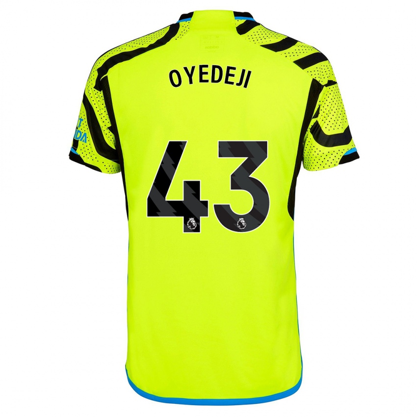 Kinder Nathan Butler Oyedeji #43 Gelb Auswärtstrikot Trikot 2023/24 T-Shirt Österreich