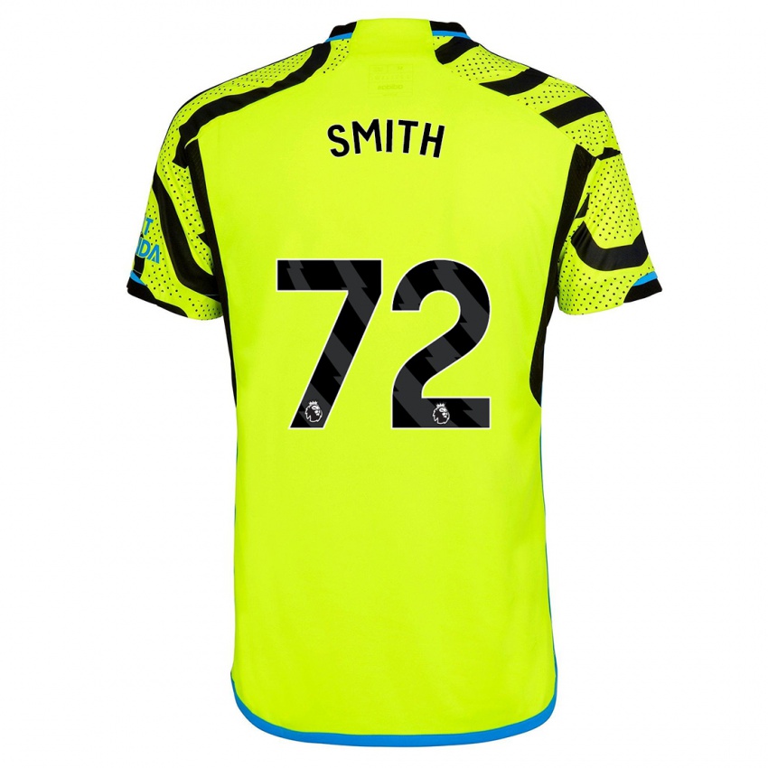 Kinder Matt Smith #72 Gelb Auswärtstrikot Trikot 2023/24 T-Shirt Österreich