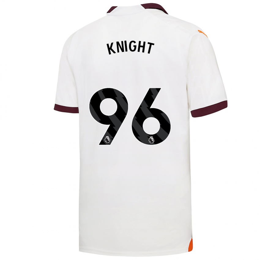 Kinder Ben Knight #96 Weiß Auswärtstrikot Trikot 2023/24 T-Shirt Österreich