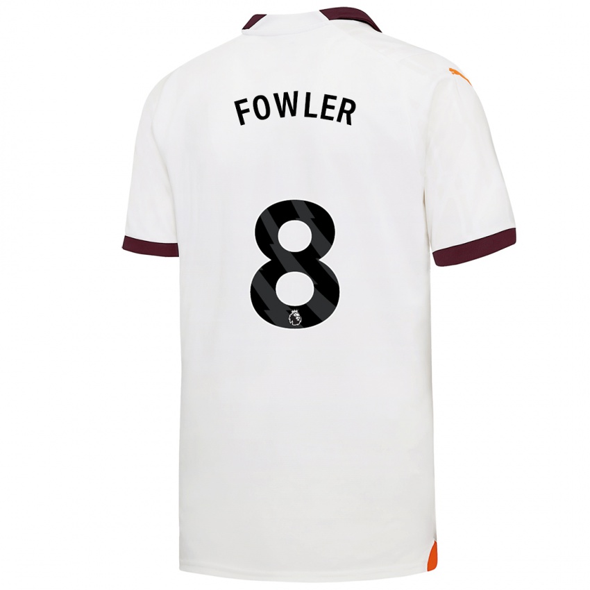 Kinder Mary Fowler #8 Weiß Auswärtstrikot Trikot 2023/24 T-Shirt Österreich