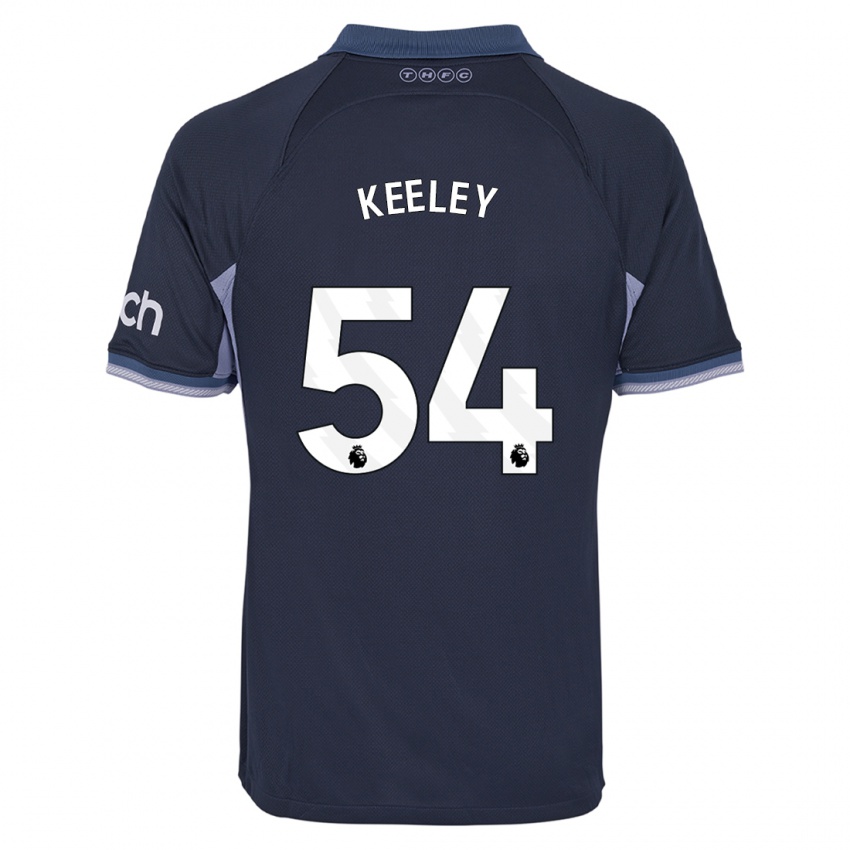 Kinder Josh Keeley #54 Dunkelblau Auswärtstrikot Trikot 2023/24 T-Shirt Österreich