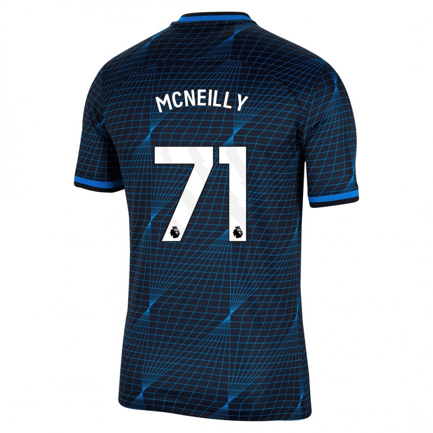 Kinder Donnell Mcneilly #71 Dunkelblau Auswärtstrikot Trikot 2023/24 T-Shirt Österreich