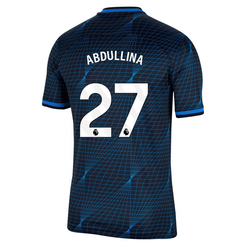 Kinder Alsu Abdullina #27 Dunkelblau Auswärtstrikot Trikot 2023/24 T-Shirt Österreich