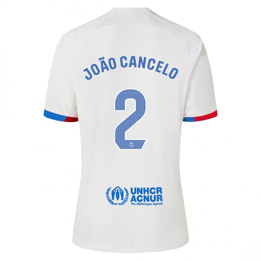 Kinder Joao Cancelo #2 Weiß Auswärtstrikot Trikot 2023/24 T-Shirt Österreich