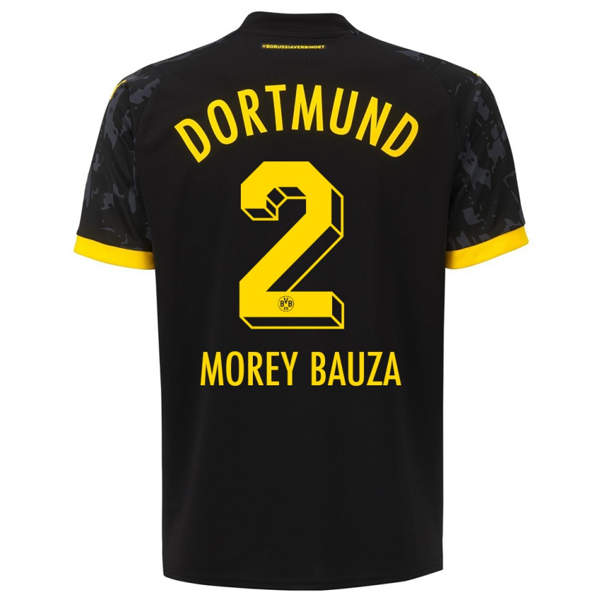 Kinder Mateu Morey Bauza #2 Schwarz Auswärtstrikot Trikot 2023/24 T-Shirt Österreich